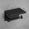 High Quality 304 Stainless Steel Toilet Paper Holder Wall Mounted No Drilling for Bathroom Vanity