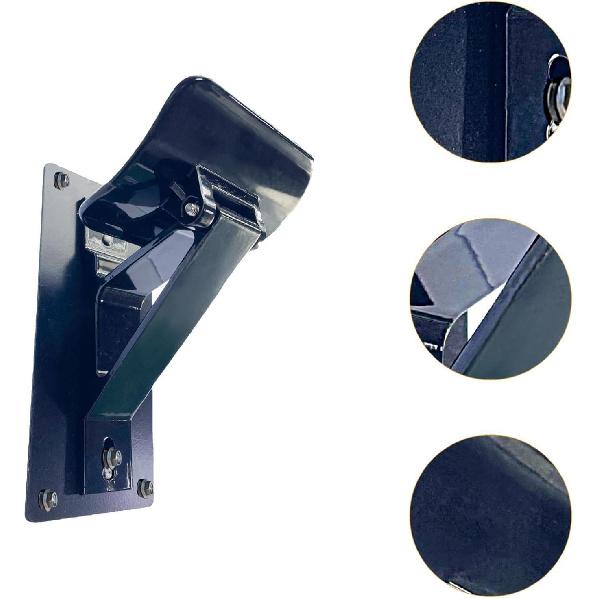 RV Awning Support Stable Structure Awning Part Replace Part Aluminum Alloy RV Center Support Easy Installation Universal, Black