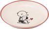 PEANUTS Snoopy Fünf-Teller-Set klein 14 cm Durchmesser x 2 cm beinhaltet ein Beilagenbrot und einzelne Mikrowellen- und spülmaschinenfest Mino Yamaka Hergestellt in SDGs