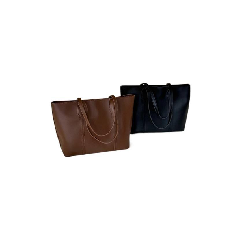 College Student Class Bag Women's Autumn and Winter 2025 New Trendy Retro Versatile Commuter Shoulder Bag Casual Tote Big Bag