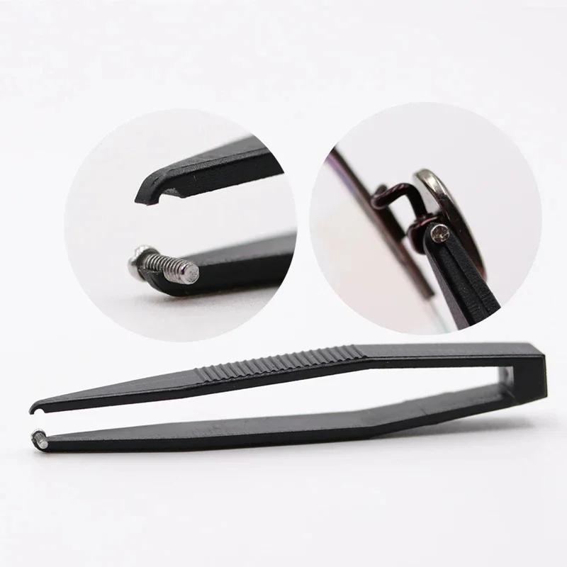 500-teiliges Reparaturset für Brillen und Sonnenbrillen, Werkzeug, Brillen-Schraubendreher, Schrauben-Set, Muttern, Nasenpads, optische Reparaturwerkzeuge, verschiedene Teile