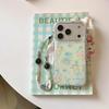French Retro Floral Bird Chain iPhone Case for 17/16 Pro Max/15/14 - Elegant Design