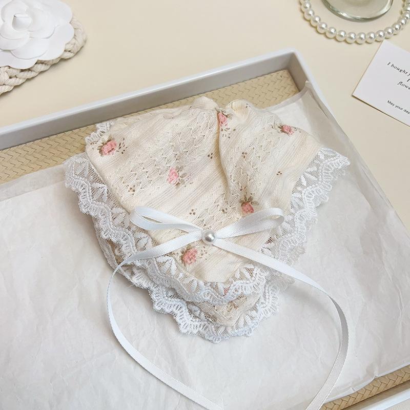 Early Spring Korean Design Handmade Lace Pleated Lace Hair Ring Double Layer Large Intestinal Ring Hair Accessories For Women