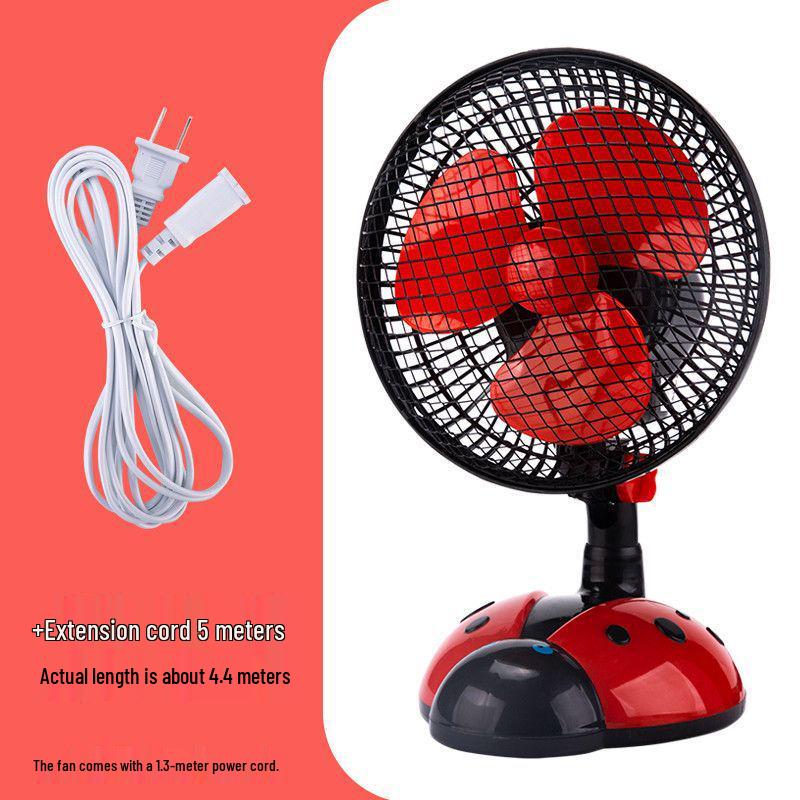 Silent Mini Fan: Cartoon Design for Dorms, Desks, and Offices