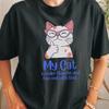 Cat Eye Glasses T-Shirt | My Cat Is Cooler Graphic Tee