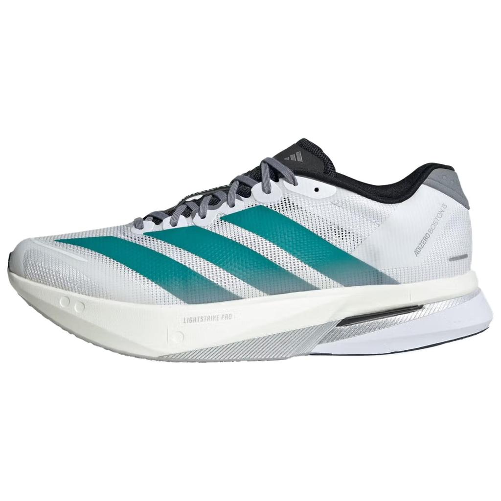 New Adidas Adizero Boston 13 White Pure Teal JR4791
