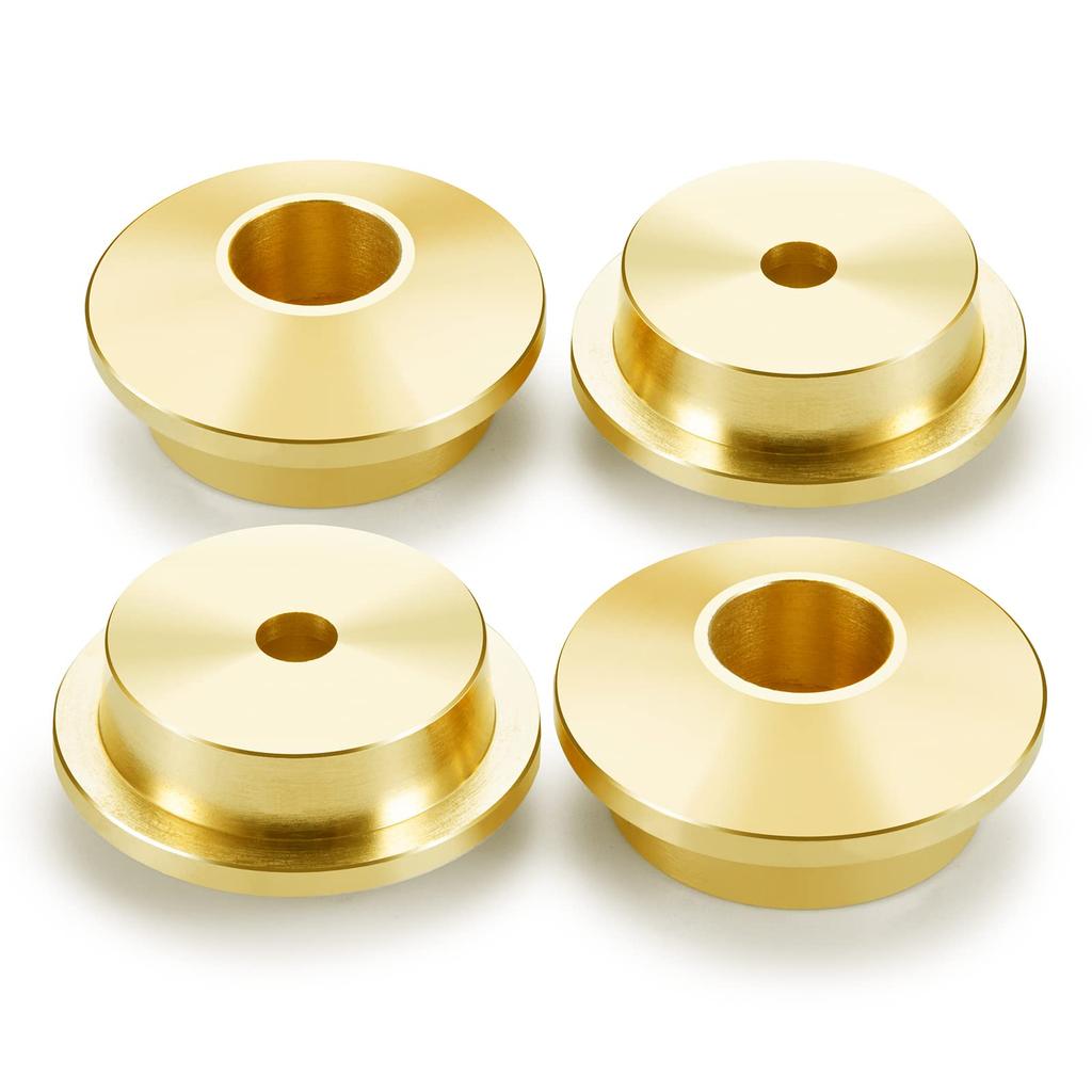 TRZX Brass Shock Spring Retainer Shock Cup Counterweight for 16 Axial SCX6 AXI05000 RC Crawler Car