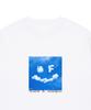 GRAVER [Unisex] Drawing Smile Cloud Logo Short Sleeve T-Shirt_White