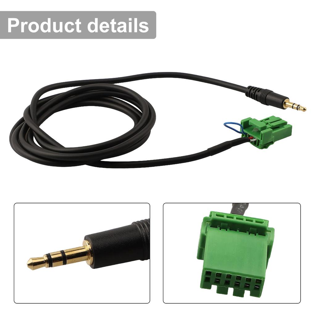 150CM Length AUX Audio Cable 3.5 Mm Socket 6Pin ABS