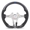 Volante Personalizado de Fibra de Carbono Brilhante Suede M tri para F20 F22 F30 F32 F87 F80 F82 M140i M2 M3 M4