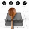 Kitchen Silicone Cutlery Holder BPA-free Durable Spoon Holder with Pad Heat Resistant Spoon Holder Kitchen Utensil