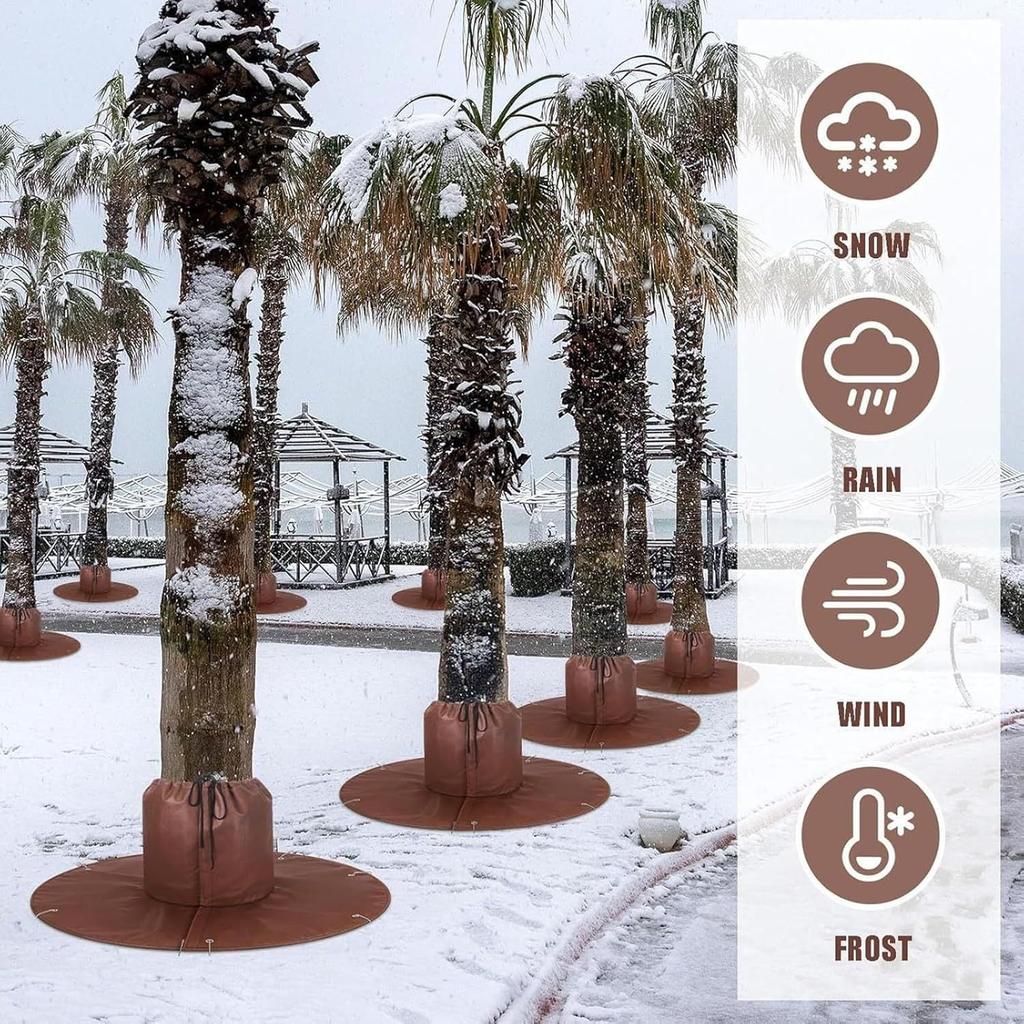 Borsa Copertura Isolante Protettore Radici Albero Tropicale Invernale con Coulisse