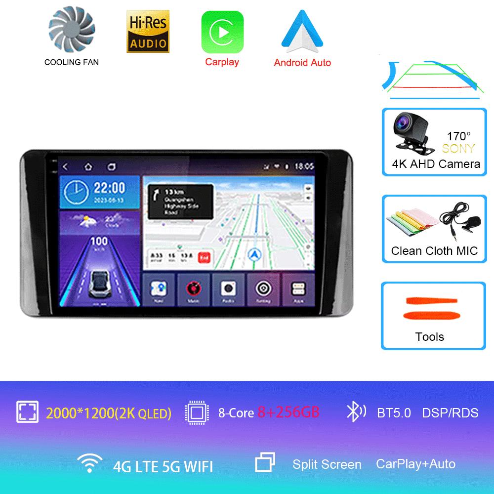 Android 14 For Volkswagen Polo Mk6 VI 6 2020 - 2022 Car Radio Multimedia Video Player Navigation Carplay WIFI BT 2Din 2 Din DVD