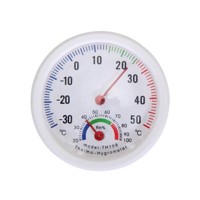 5Pcs Thermometer Hygrometer Mini Bell Shaped Strong Thermometer Accurate Positioning Analog Hygrometer -30-50 Celsius Degree