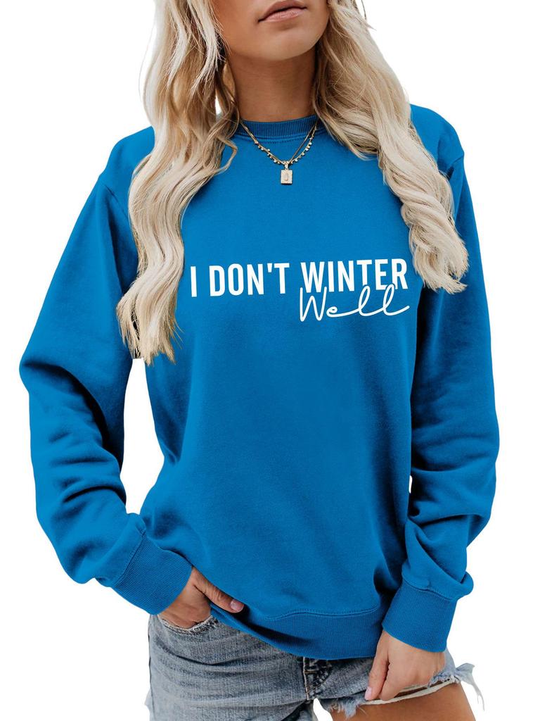 Women's Casual European & American Winter Pullover Sweatshirt
