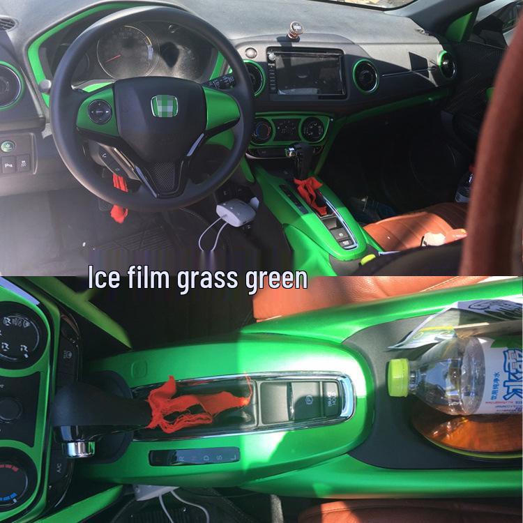 Honda XRV Vezel Gear Shift Console Carbon Fiber Interior Stickers