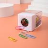 Office Supplies School Desk Storage Clips Dispenser Paperclip Holder Magnetic Absorption Box
