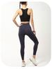 Women's Front Zipper High-Impact Sports Bra with Beautiful Back Design