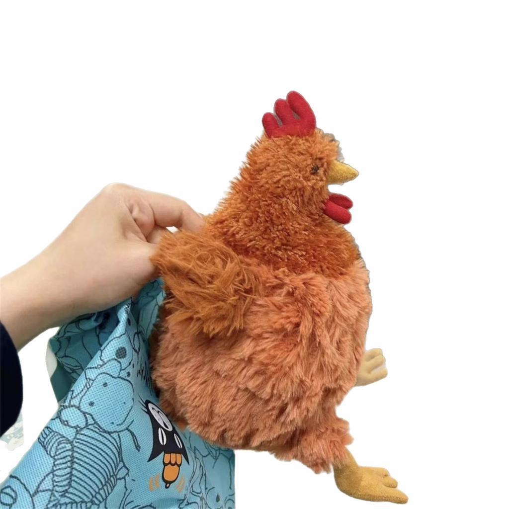 MSS Clooney Rooster Girl Comfort Doll Plush Toy Sleeping Pillow Creative Cecil Chick Plush Cushion Pillow
