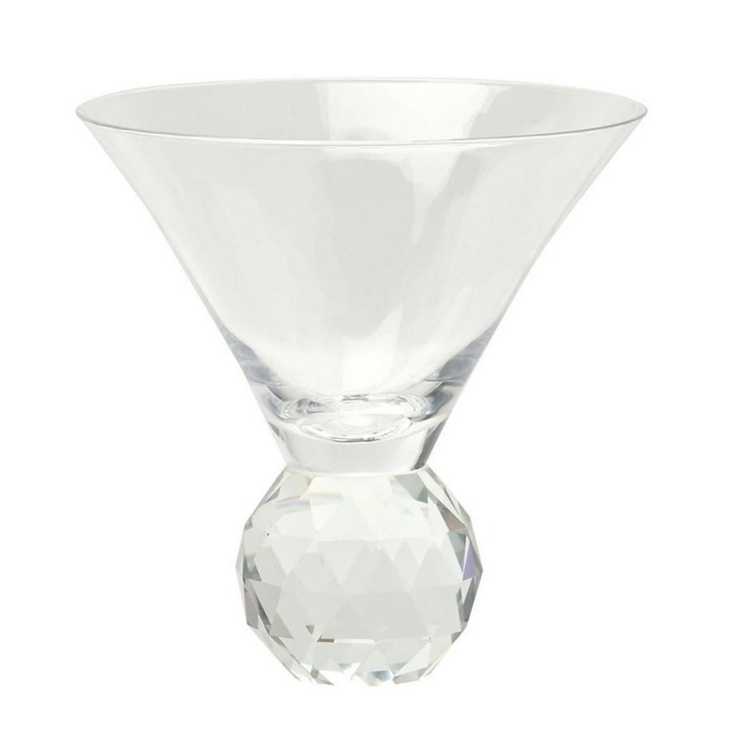 Hestia Diamond Ball Base Martini Glass (Pack of 2)