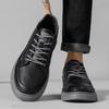 Skórzane Buty Codzienne Męskie Luksusowe Białe Trampki Moda Outdoor Projektant Mody Uniwersalne Retro Niskie Buty do Chodzenia Męskie