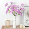 Künstliche 4 Köpfe Orchidee Seidenrose Blumen Großpackung Köpfe für DIY Heim Zimmerdeko Hochzeitsdekoration Geburtstagsfeier Kranz Falsch
