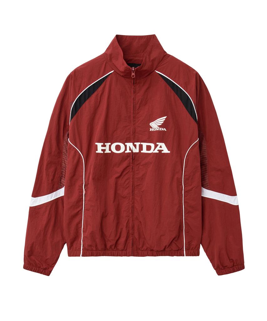PHYPS MOTORCYCLE Piping Block Track Nylon Jacket Red