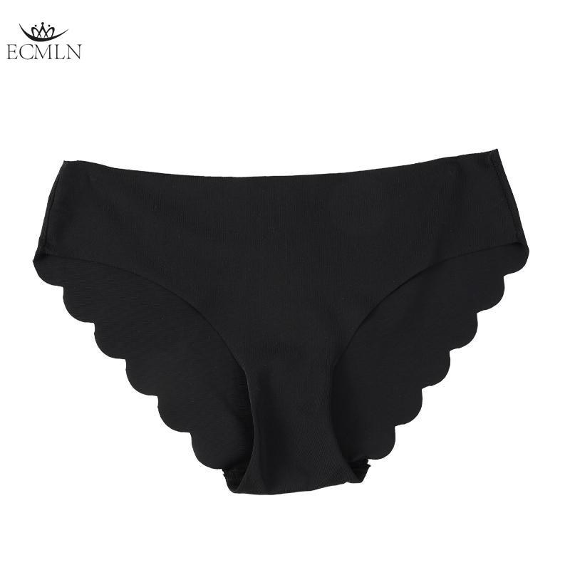 Large Size Women's Underwear Panties Ice Silk Seamless Sports Invisible Low Waist Sexy Briefs