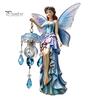 Gift for Birthday or Housewarming Fairy Wall Night Light, Resin Elf Sculpture Lantern Bedroom, 3D Elegant Entrance Hall Lighting Hanging Art