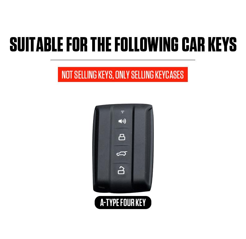 Suitable Carbon Fiber Auto Key Fob Housing High-End Auto Key Fob Fit For Tank China Automotive Tank300 Auto Key Fob Cover Tank400 Tank500 Hi4T