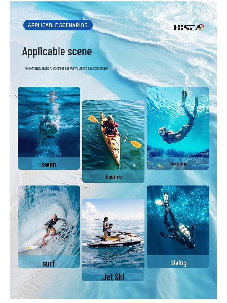 2,5 mm Herren Leder Split Neoprenanzug: Warme, Kältefeste Jacke & Sonnengeschützte Lange Hose mit Reißverschluss- & Klettverschluss-Anpassungen