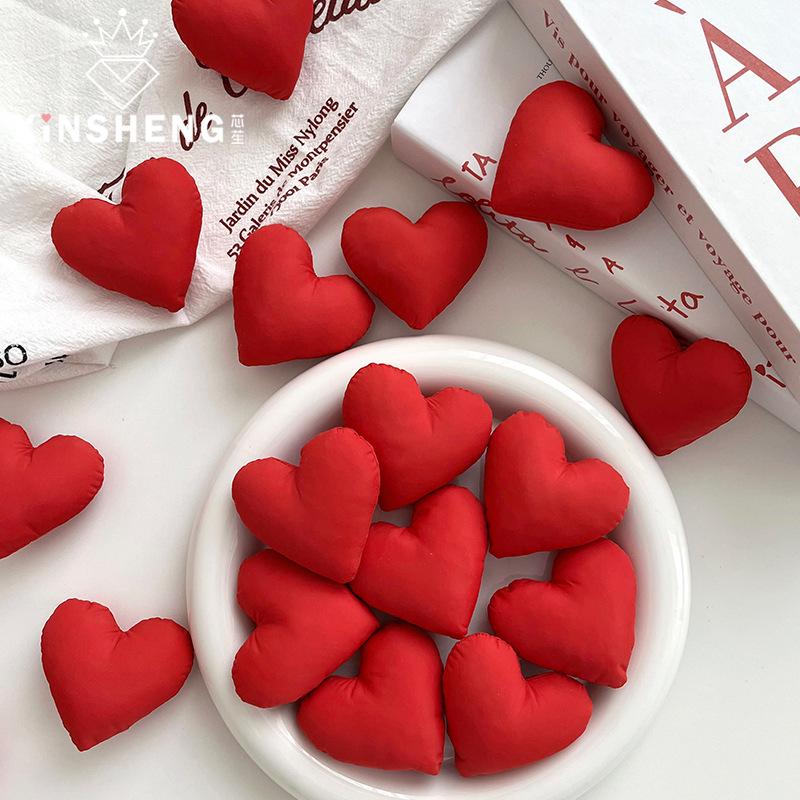 Xin Sheng Heart-Shaped Red Love Flower Arrangement DIY Gift Wrap Materials