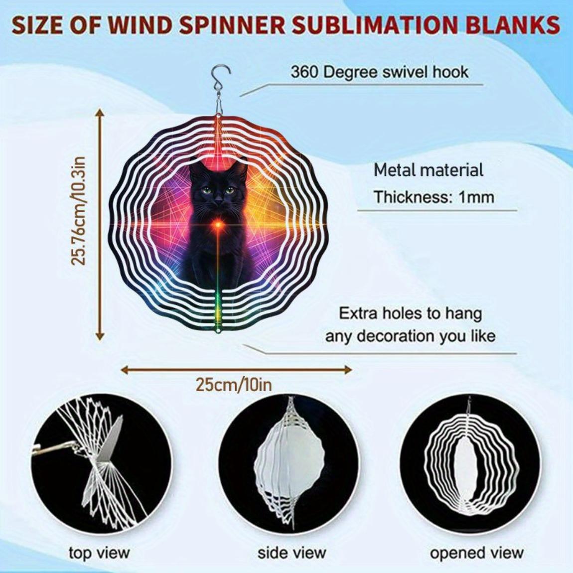 

Металлический колокольчик Черный кот для улицы, подвесной декор, 3D кинетическое искусство, подарок на Рождество, День благодарения, не требует электричества, для сада, патио