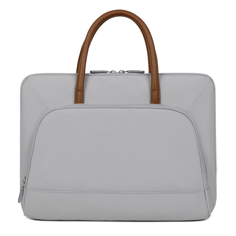 TS JYL laptop bag,Simple Laptop Handbag Women Custom Logo Notebook Business Briefcase