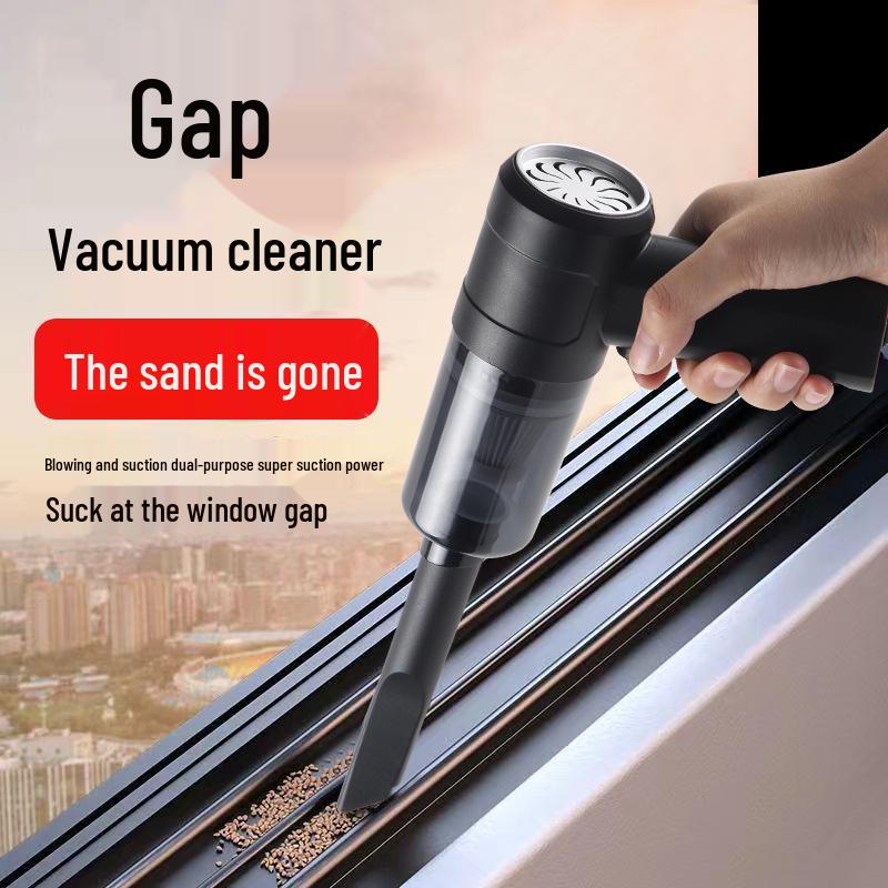 

Wireless Handheld Vacuum Cleaner for Car and Home, High Suction, Dry/Wet Use, Blow-Suction Integrated USB Charging [Low Power] Car/Home чёрный