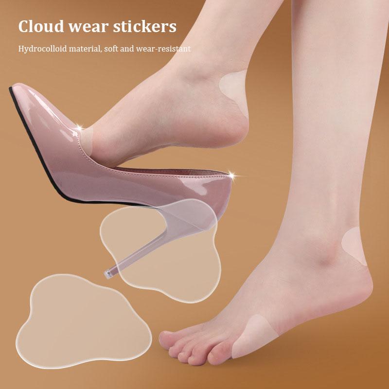 Comodo Resistente all'Usura Calli Vesciche Gel Tacco Adesivi Invisibili per Tacco per Protettore Scarpe Adesivi Cerotti per Piedi Adesivo