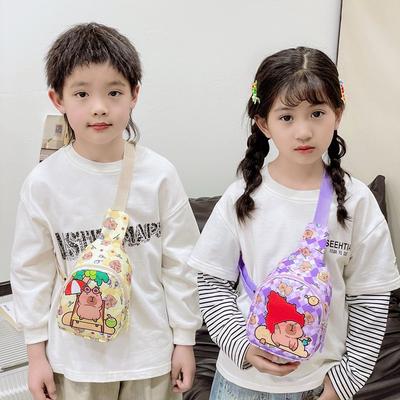 Mochila escolar Infantil fofa desenho animado leve mini bolsa de moedas Kapibara novo modelo