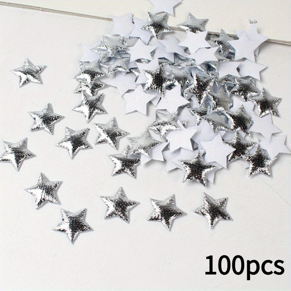 100pcs 1.9cm/0.75in 3D Sponge Star Stickers for Clothing, Shoes, Bags | Wedding Accessories