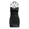 Women's Backless Suspender Dress Sexy Hip Skirt