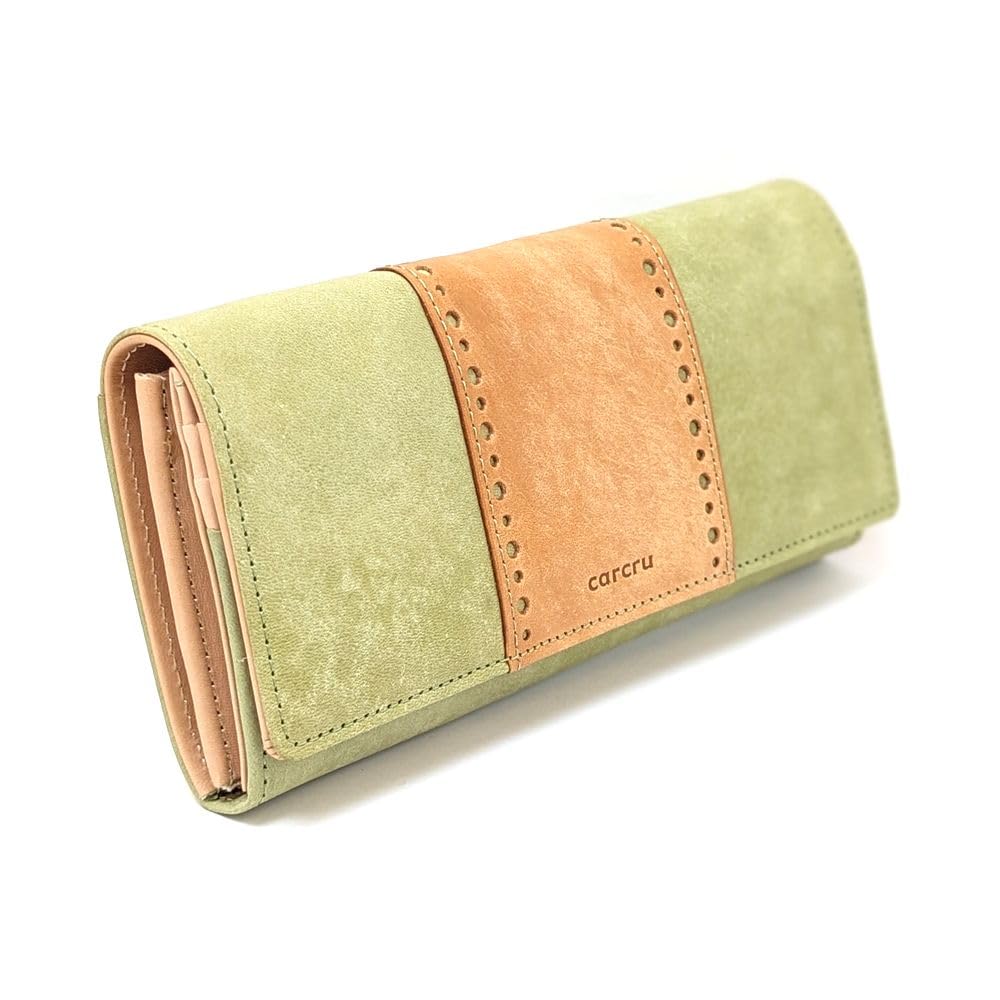 

Karukuru Серия Овощи Кошелек-клатч длинный MOS-VG002 ЗеленыйВерблюжий