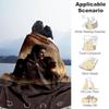 1pc DuneOutdoor Flannel Blanket Soft Plush Decor for Picnics, camping,Bedroom, Playroom, or Lunch Breakn1219A