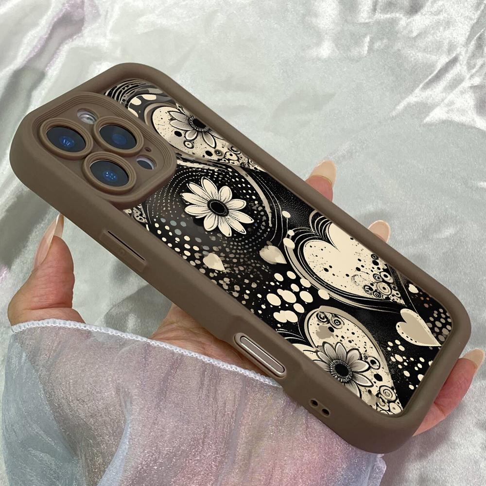 JT12 All the Beautiful Color's Love Realme 14 15 Huawei P40 Honor 70 90 Infinix Tecno itel Motorola Google All Model Angel eyes Soft TPU Phone Case