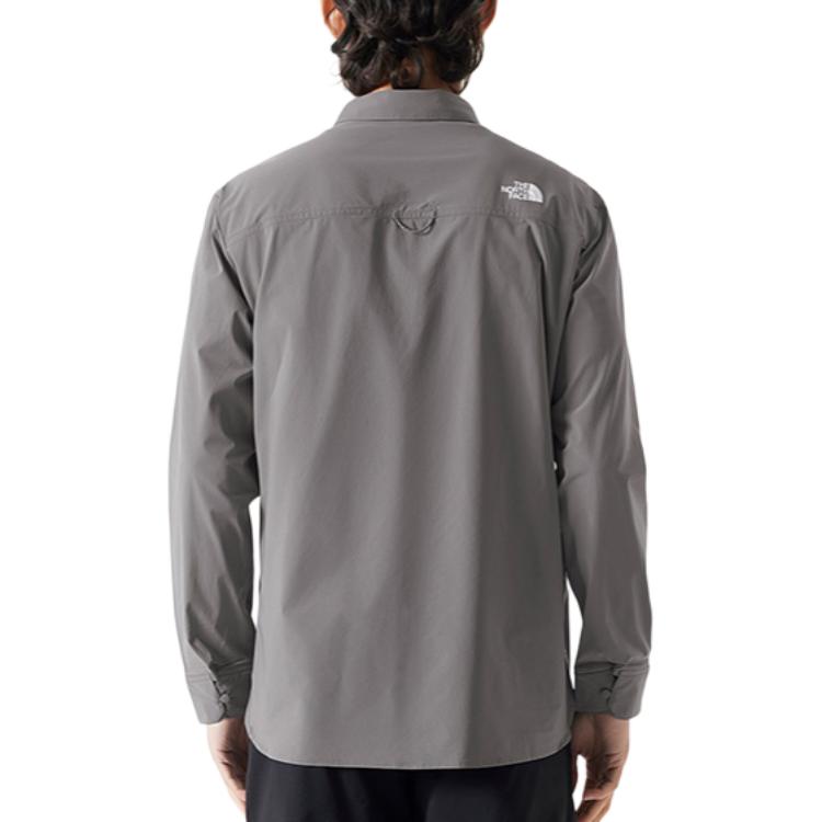 The North Face SS24 Shirt Men's Gray NF0A4NCQ-0UZ