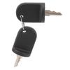2Pcs Ignition Key 605946 Reliable Stable Rugged Ignition Switch Key Replacement for E‑Z‑GO RXV Gas Electric Golf Cart