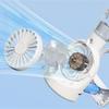 Small Desk Fan Powerful Spray Fan Small Pocket Fan Lightweight Rechargable Fan Misting Spray Fan Plastic Material