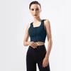 OEING Front-Zip Backless Sports Bra