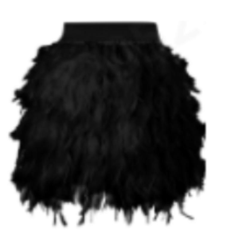 Chicken Feather Skirt Short Stage Costume