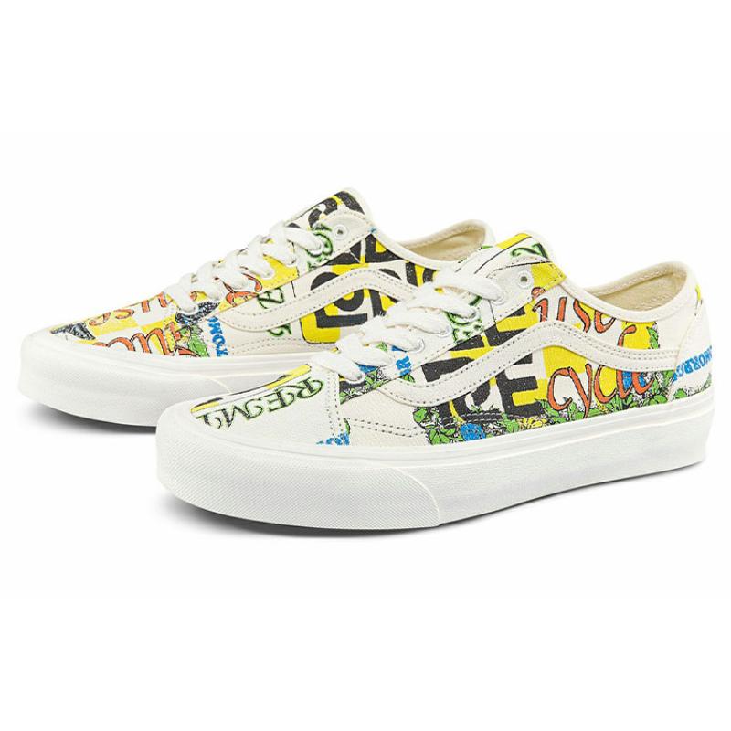 Vans Old Skool Eco Theory Tapered 'White Yellow Black' Vans VN0A54F4ARG