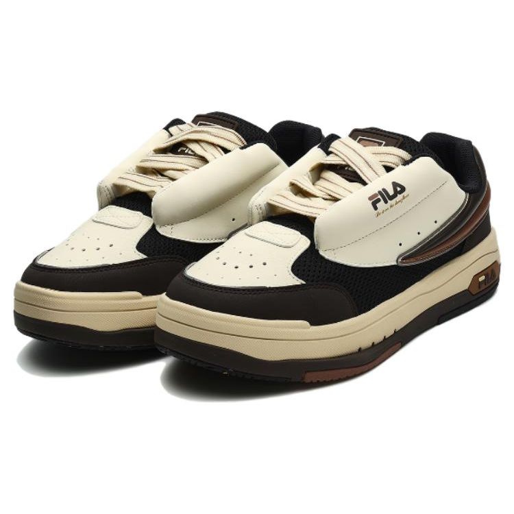 FILA Mix Casual Comfortable Low-Top Sneakers Men Sneakers Black White F12M334201FBA