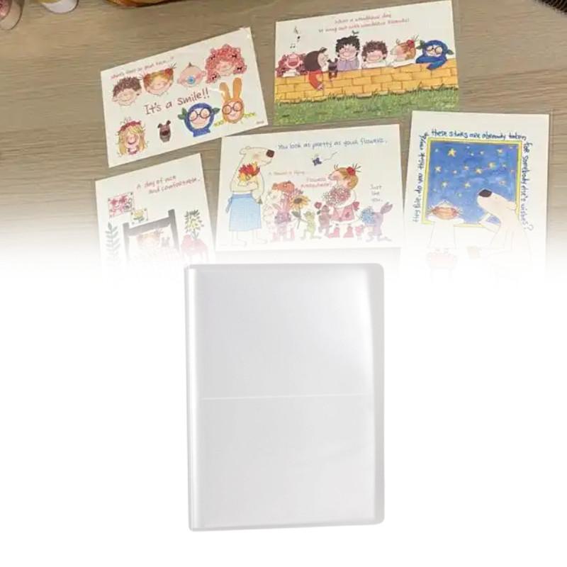 Pp Frosted Cover Transparent Insert Type 7 Inch Photo Album Collection Postcard